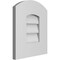 Ekena Millwork Arch Top Surface Mount PVC Gable Vent: Functional, w/ 3-1/2"W x 1"P Standard Frame, 12"W x 14"H GVPAR12X1401SF - alternate 5
